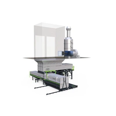 Yatay Doğrudan Sıkıştırmalı Çöp İstasyonu